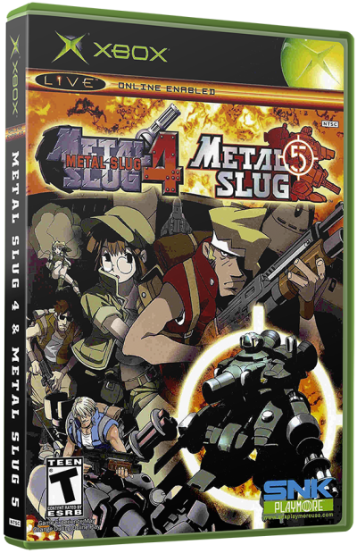 Metal Slug 4 and 5 (USA) (Disc 1)3D boxes
